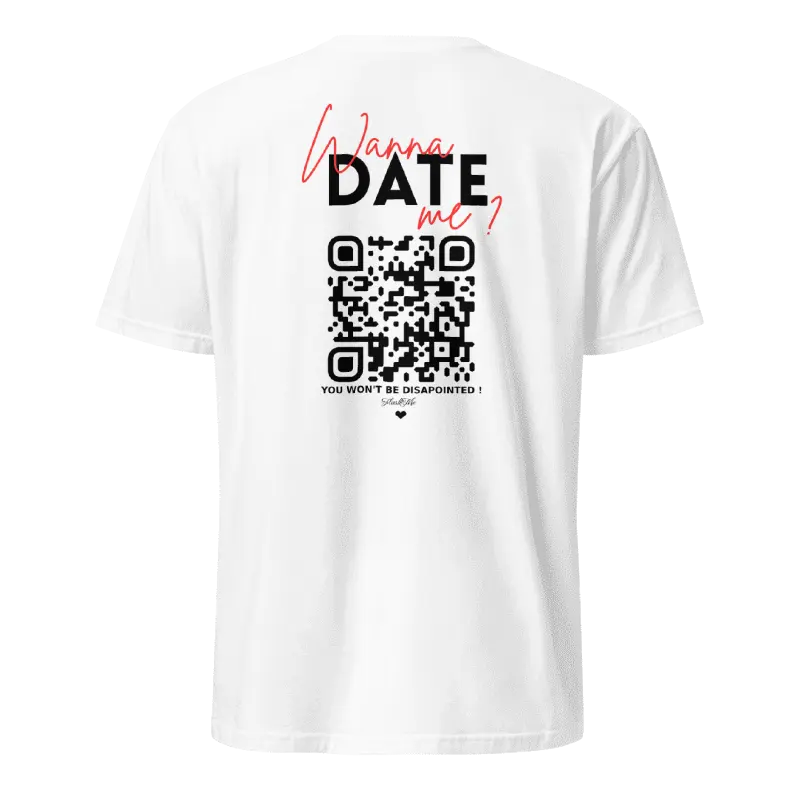T-Shirt Blanc | QR Noir FlashMoi
