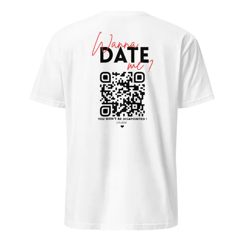 T-Shirt Blanc | QR Noir FlashMoi